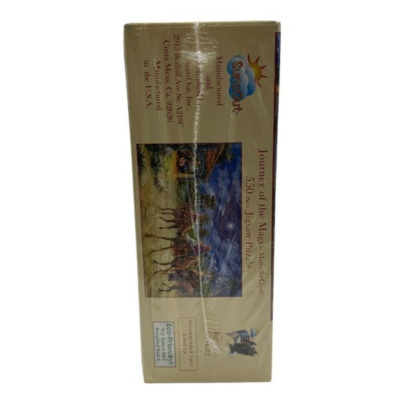 Journey of The Magi 550 pc Jigsaw Puzzle 15x24" by SunsOut Christmas (M. Corti) - Picture 3 of 6